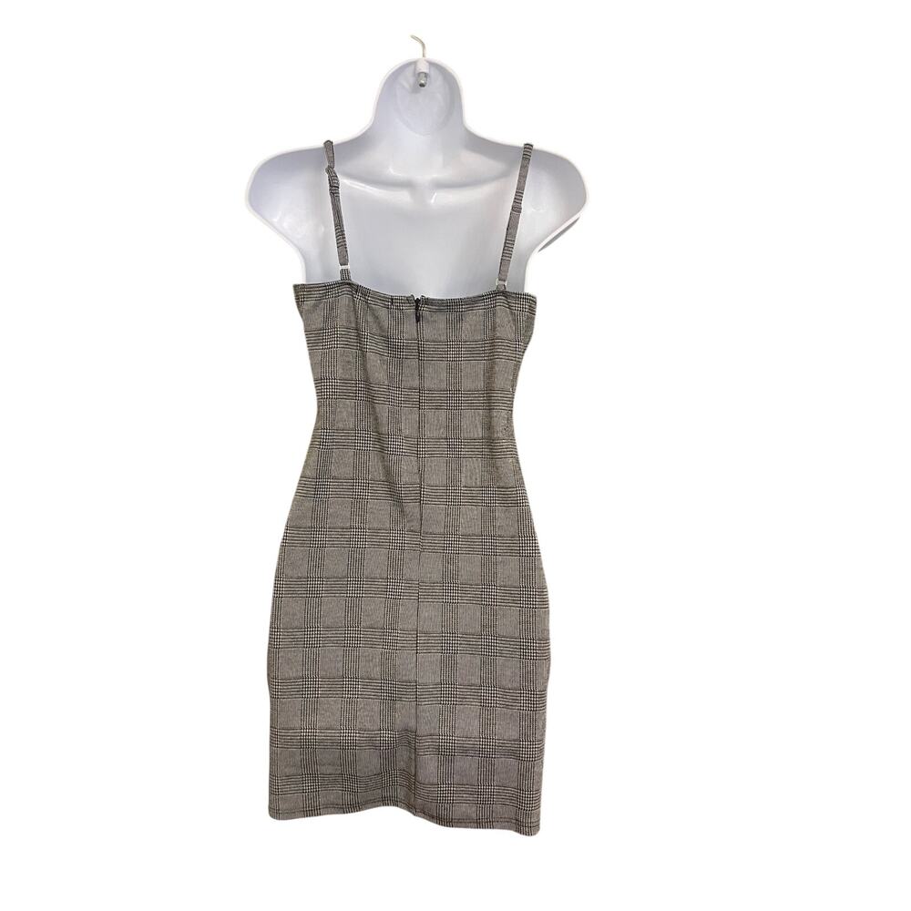 Shinestar Plaid Minidress